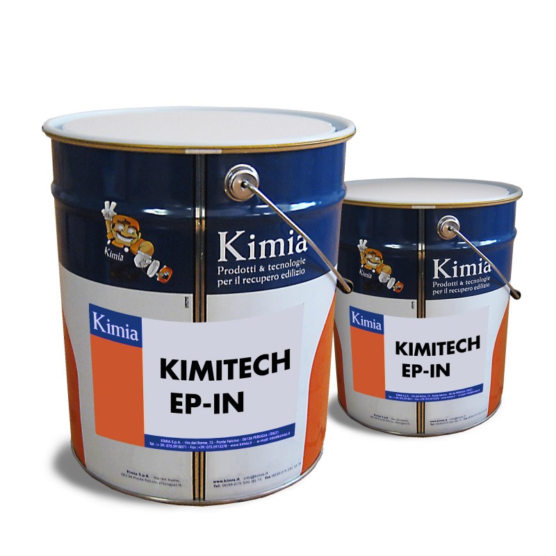 Resina epossidica bicomponente Kimitech EP-IN Kimia (Contenitori A+B)