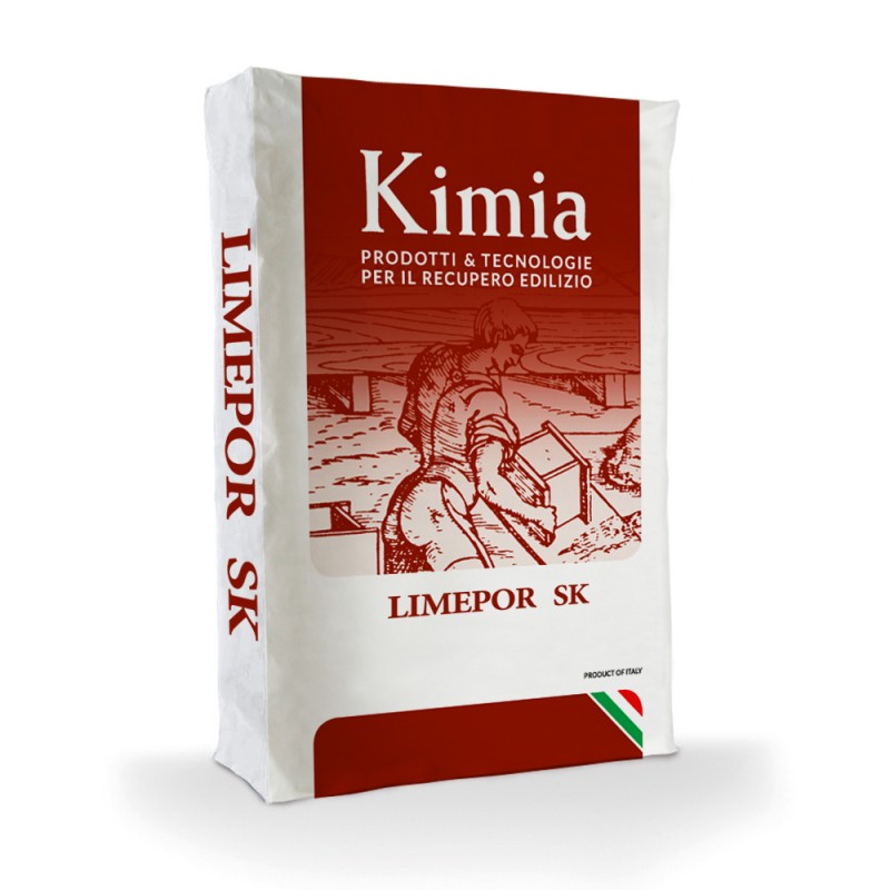 Malta a base di calce idraulica Limepor SK Kimia (Sacco da 20 kg)