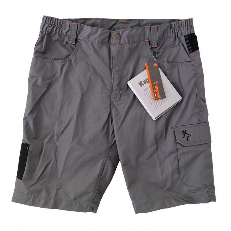 Pantaloni corti Kapriol Kavir Multitasche polivalente Poliestere/Cotone Grigio Taglia L/XL/XXL