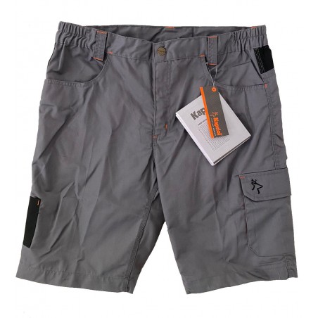 Pantaloni corti Kapriol Kavir Multitasche polivalente Poliestere/Cotone Grigio Taglia L/XL/XXL