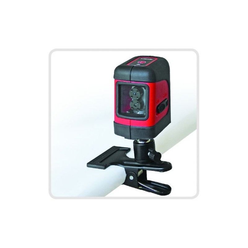 Livella laser rossa Metrica con supporto a molla 61300 Livella laser rossa Metrica con supporto a molla 61300