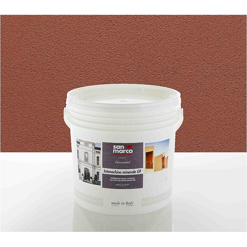 Intonachino minerale San Marco grana fine spatolato per esterni (Secchio 25Kg) Intonachino minerale San Marco grana fine spatolato per esterni (Secchio 25Kg)
