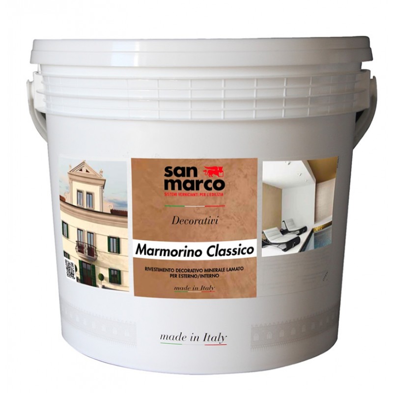 Rivestimento decorativo Marmorino classico San Marco per interni ed esterni