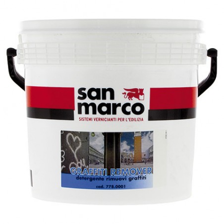 Detergente rimuovi graffiti San Marco trasparente (Secchio da 4 Litri)