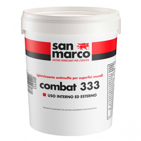 Igienizzante antimuffa protettivo Combat 333 San Marco per interni ed esterni (Secchio da 5Lt)