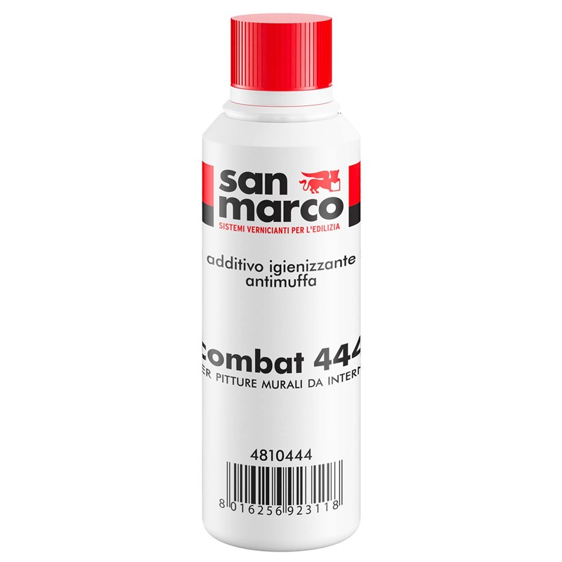 Additivo igienizzante antimuffa Combat 444 San Marco per interni  (Confezione da 0,25 Litri)
