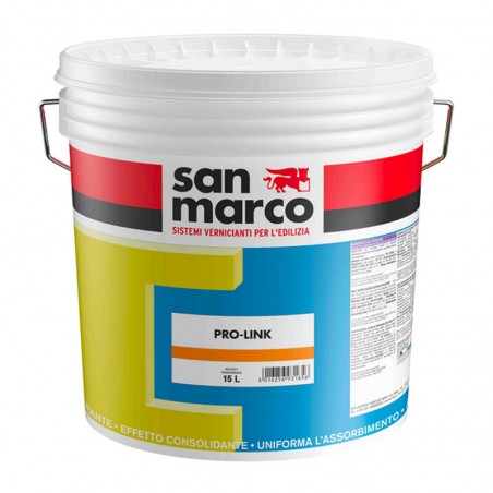 Fondo di adesione Pro-Link San Marco per rivestimenti ceramici interni ed esterni (Secchio 15 Litri)