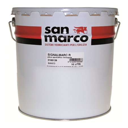 Pittura spartitraffico Signalmarc San Marco per segnaletica orizzontale (Secchio 16 Lt)