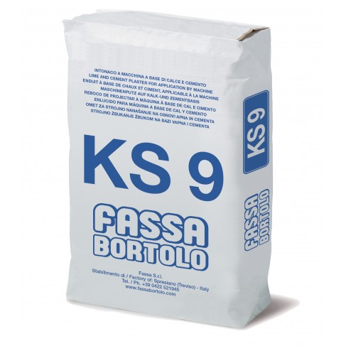 Intonaco cementizio Fassa KS 9 (Sacco da 25 Kg) Fassa Bortolo - 1