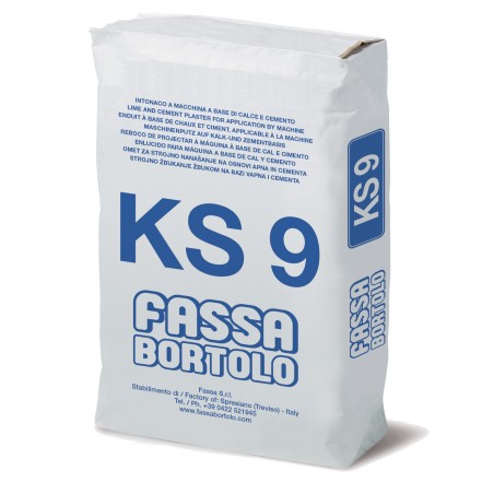 Intonaco cementizio Fassa KS 9 (Sacco da 25 Kg) Fassa Bortolo - 1