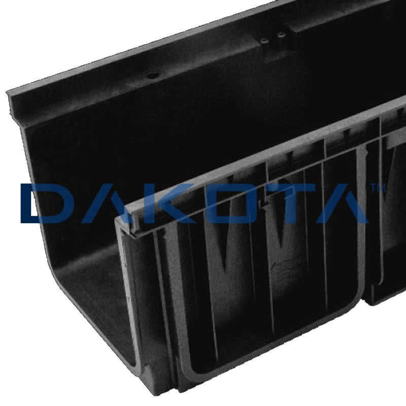 Canaletta di scolo Dakota Taurus 1mt 200x75 predisposta per profilo di rinforzo Dakota - 2 Canaletta di scolo Dakota Taurus 1mt 200x75 predisposta per profilo di rinforzo Dakota - 2