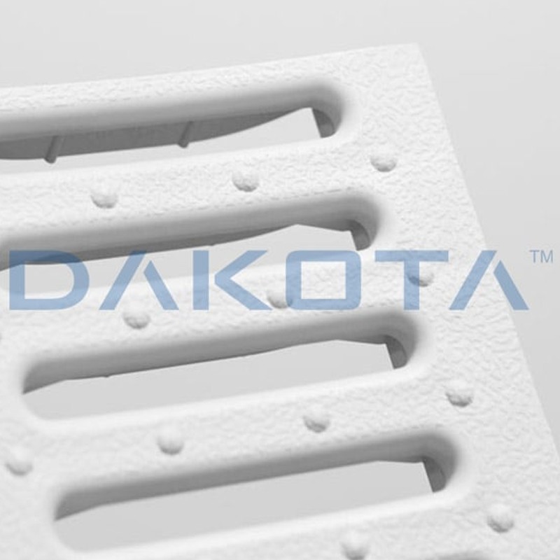 Dettaglio griglia Dakota Strong in polipropilene per canalette Taurus 130