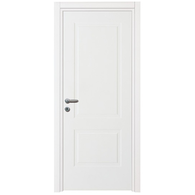 Porta a battente in legno bianco laccato Nusco Mediterraneo 2PB per interni Porta a battente in legno bianco laccato Nusco Mediterraneo 2PB per interni