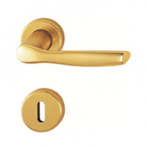 Maniglia a rosetta Nusco Rosella bronzo per porte da interni Nusco - 1