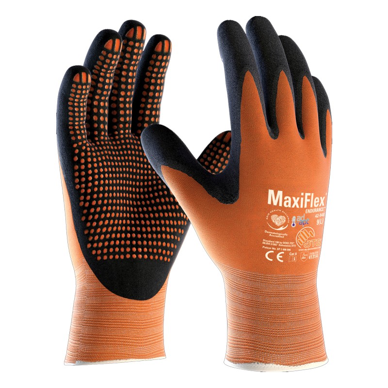 Guanti da lavoro ATG MaxiFlex Endurance con raffreddamento AD-APT, set 12 paia Guanti da lavoro ATG MaxiFlex Endurance con raffreddamento AD-APT, set 12 paia
