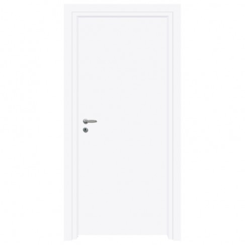 Porta a battente reversibile in legno bianco Nusco Rever 1 per interni