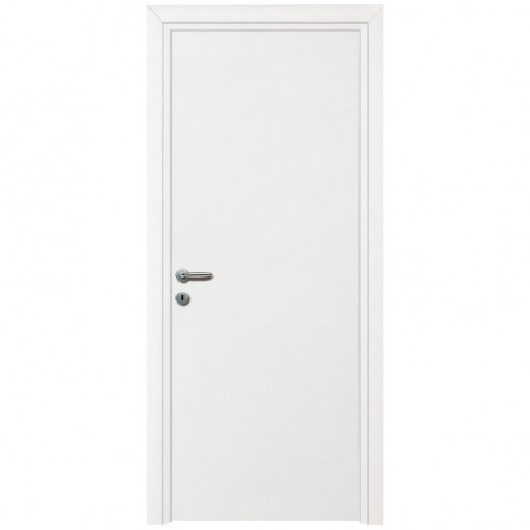 Porta a battente in legno Nusco NT bianca per interni