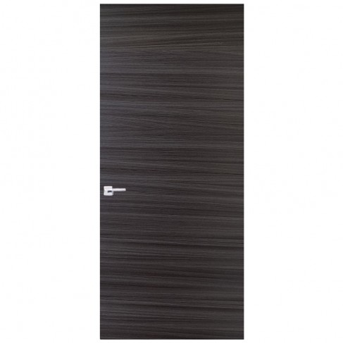 Porta filomuro in legno Nusco Texture Palissandro Blue per interni