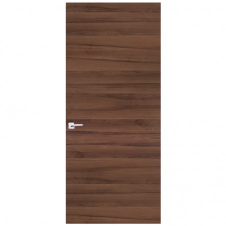 Porta filomuro in legno Nusco Texture Noce greenwood per interni