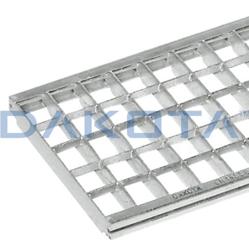 Griglia antitacco Dakota 1mt 33x33 in acciaio zincato B125 per canalette di scolo Taurus 200 Dakota - 6 Griglia antitacco Dakota 1mt 33x33 in acciaio zincato B125 per canalette di scolo Taurus 200 Dakota - 6