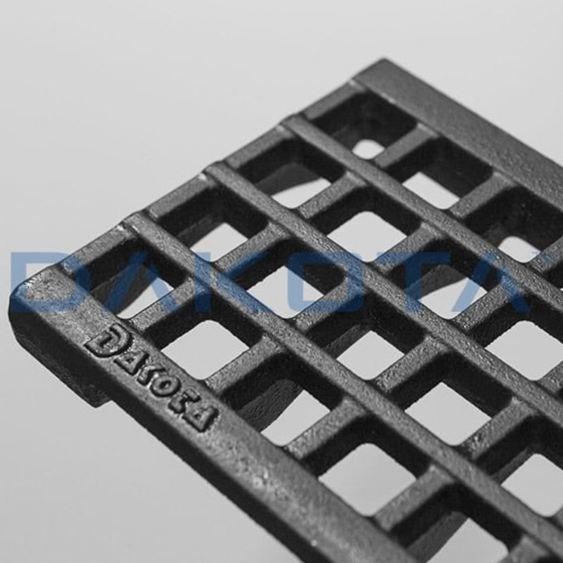 Griglia In Ghisa 20x20 Cm Per Camino O Stufa Pellet - Fondello Raccolta Cenere, Spessore 1 Cm