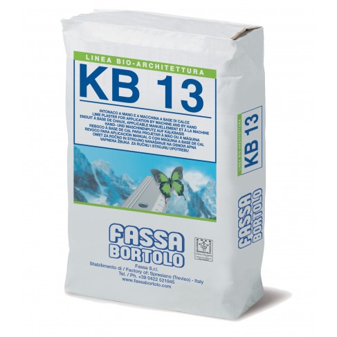 Bio-intonaco Fassa KB 13 a base calce (Sacco da 25 Kg) Fassa Bortolo - 1