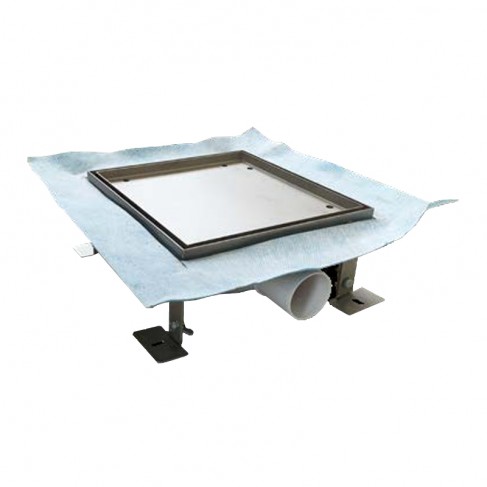 Chiusino doccia filo pavimento Dakota Dakua+ Ring a riempimento, 200x200mm Dakota - 1