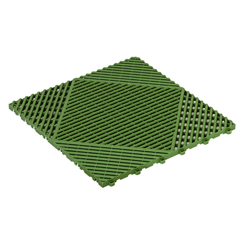 Mattonella drenante verde 400x400x18mm per giardino ed aree esterne Dakota - 1 Mattonella drenante verde 400x400x18mm per giardino ed aree esterne Dakota - 1