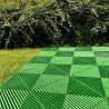 Mattonella drenante verde 400x400x18mm per giardino ed aree esterne Dakota - 2 Mattonella drenante verde 400x400x18mm per giardino ed aree esterne Dakota - 2