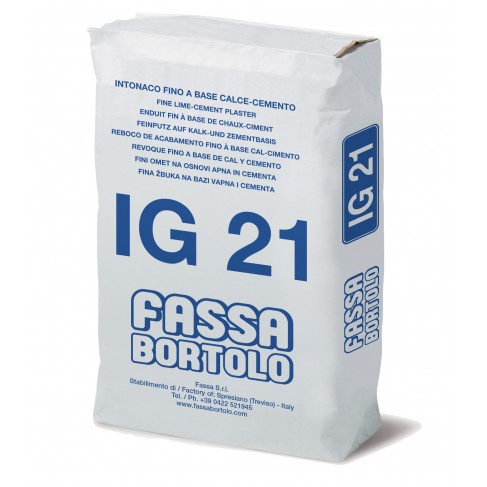 Intonaco Fassa IG21 bianco e grigio (Sacco da 25 Kg) Fassa Bortolo - 1