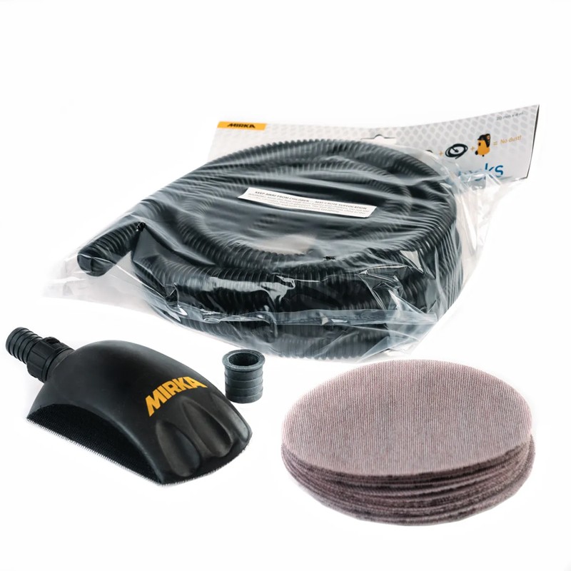 Kit tampone levigatura manuale Mirka Roundy con accessori Mirka - 2 Kit tampone levigatura manuale Mirka Roundy con accessori Mirka - 2