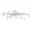 Botole d'ispezione acustiche FF Systems F2 AKL per soffitti/pareti in cartongesso, 25mm(2pz) FF Systems - 6 Botole d'ispezione acustiche FF Systems F2 AKL per soffitti/pareti in cartongesso, 25mm(2pz) FF Systems - 6