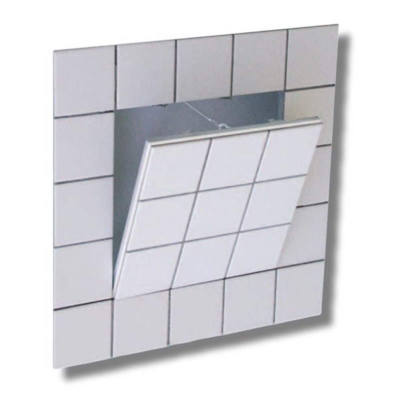Botole d'ispezione piastrellabili FF Systems F3 per pareti in cartongesso, 12,5mm(2pz) FF Systems - 1 Botole d'ispezione piastrellabili FF Systems F3 per pareti in cartongesso, 12,5mm(2pz) FF Systems - 1