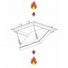 Botole d'ispezione acustiche antincendio FF Systems BDA per pareti/soffitti, 25mm(2pz) FF Systems - 4 Botole d'ispezione acustiche antincendio FF Systems BDA per pareti/soffitti, 25mm(2pz) FF Systems - 4