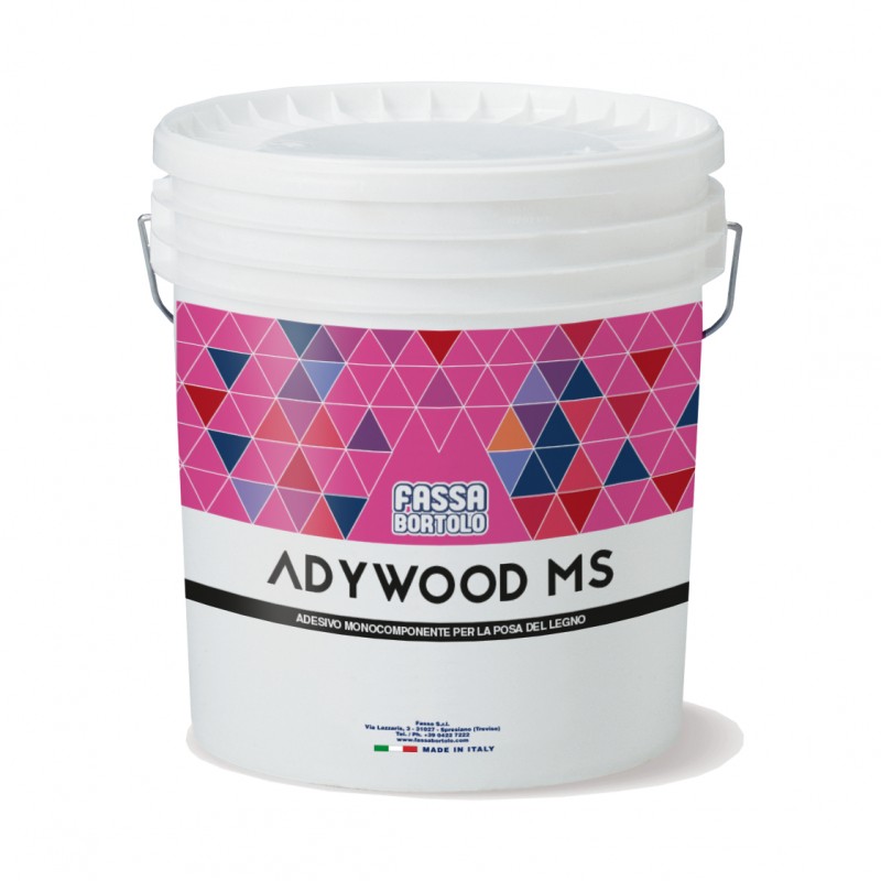 Adesivo monocomponente Fassa Adywood MS (Secchio da 15 Kg) Adesivo monocomponente Fassa Adywood MS (Secchio da 15 Kg)