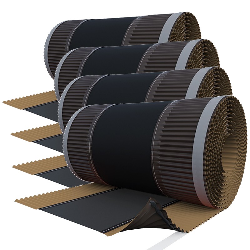 Sottocolmo ventilato Riwega Basic Roll marrone in PP multistrato e alluminio, 5metri Sottocolmo ventilato Riwega Basic Roll marrone in PP multistrato e alluminio, 5metri