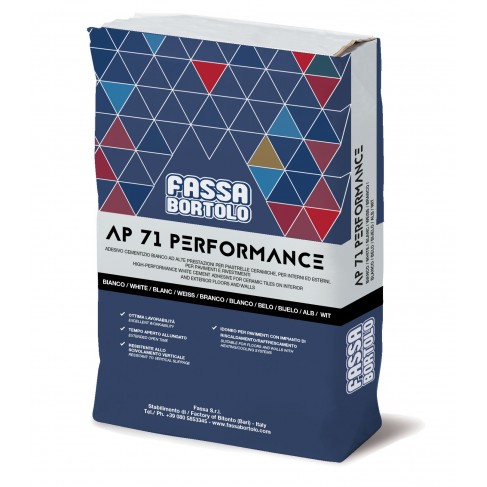 Colla monocomponente Fassa AP 71 Performance (Sacco da 25 Kg) Fassa Bortolo - 1