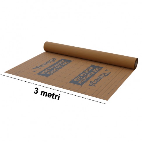 Membrana da tetto impermeabile traspirante Riwega USB Protector Head FH 240 in PP (rotolo 3x50 metri) Riwega - 1