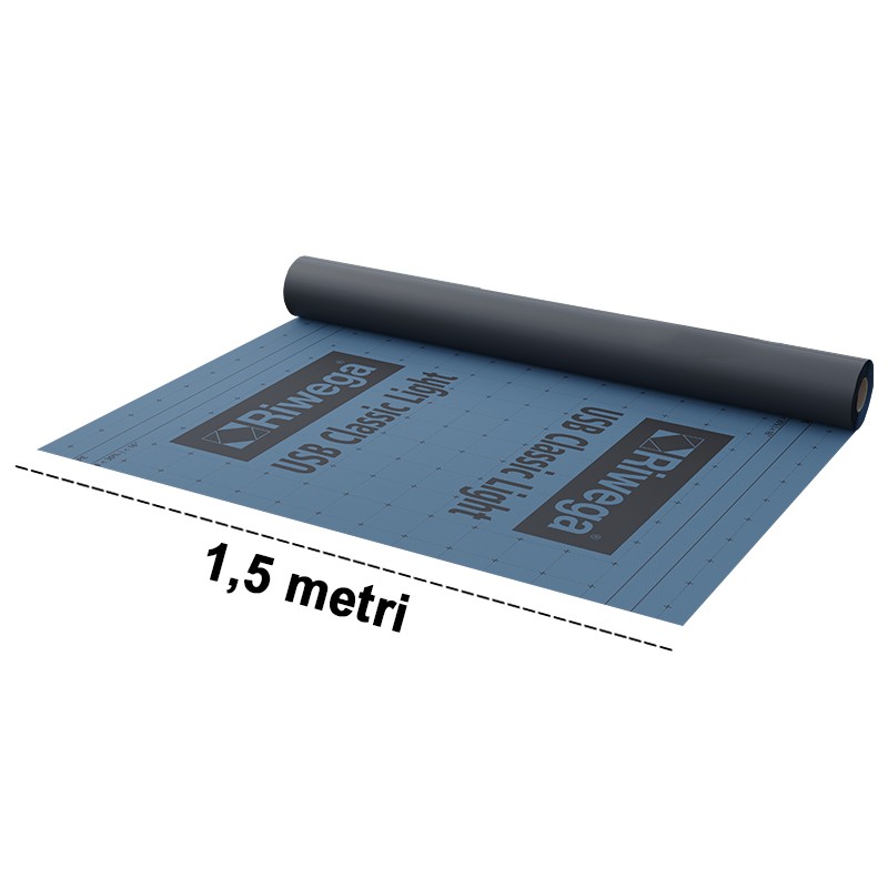 Membrana da tetto impermeabile traspirante Riwega USB Classic Light in PP (rotolo 1,5x50 metri) Riwega - 1 Membrana da tetto impermeabile traspirante Riwega USB Classic Light in PP (rotolo 1,5x50 metri) Riwega - 1