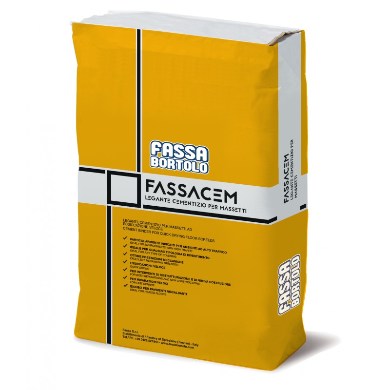 Legante cementizio Fassa Fassacem (Sacco da 25 Kg)