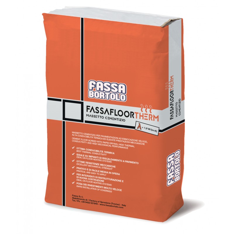 Massetto cementizio Fassa Fassafloor Therm (Sacco da 25 Kg)