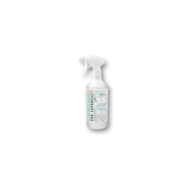 Igienizzante Geal Igien 20 top per superfici 0,75 Lt (Confezione da 12 pz) Igienizzante Geal Igien 20 top per superfici 0,75 Lt (Confezione da 12 pz)