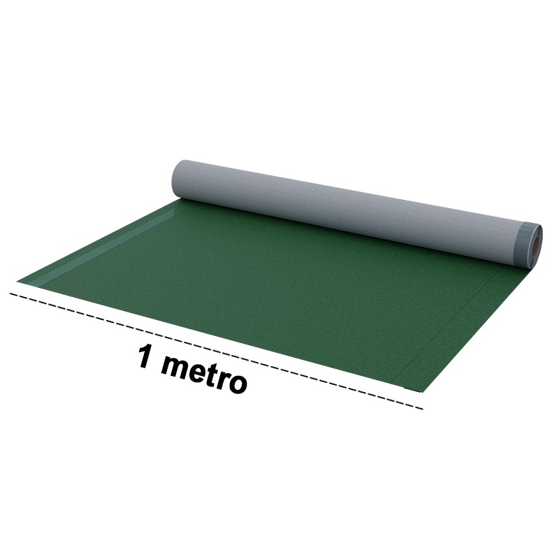 Barriera al vapore per tetti Riwega DS 48 1300 TOP SK a base bituminosa con doppia banda adesiva (rotolo 1x20 metri) Riwega - 1