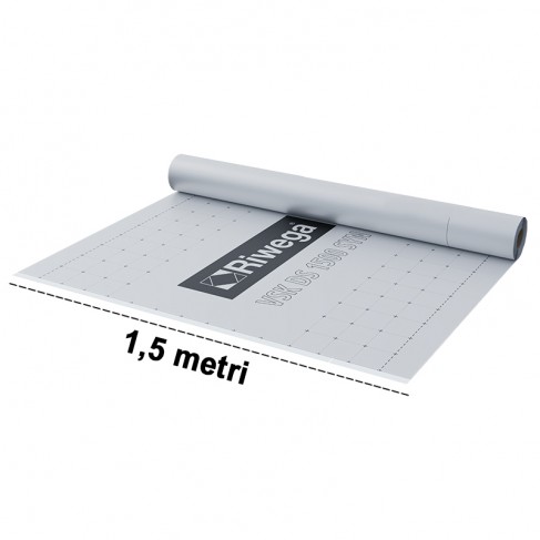 Barriera al vapore autoadesiva Riwega VSK DS 1500 SYN per tetti piani con struttura in legno (rotolo 1,5x30 metri) Riwega - 1