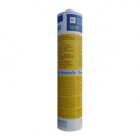Collanti universali Riwega Sil AC alta tenuta per schermi e membrane traspiranti in cartucce da 310ml (20pz) Riwega - 1