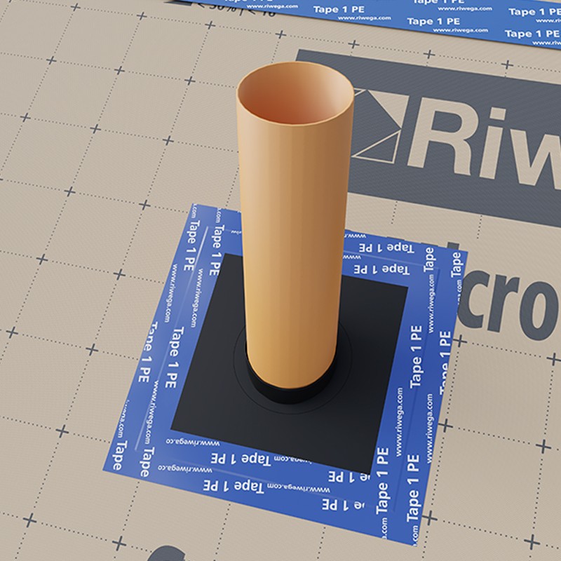 Collarino di tenuta Riwega AIR Stop Universal 195x195mm per sigillare cavi e tubazioni 2/55mm Riwega - 2 Collarino di tenuta Riwega AIR Stop Universal 195x195mm per sigillare cavi e tubazioni 2/55mm Riwega - 2