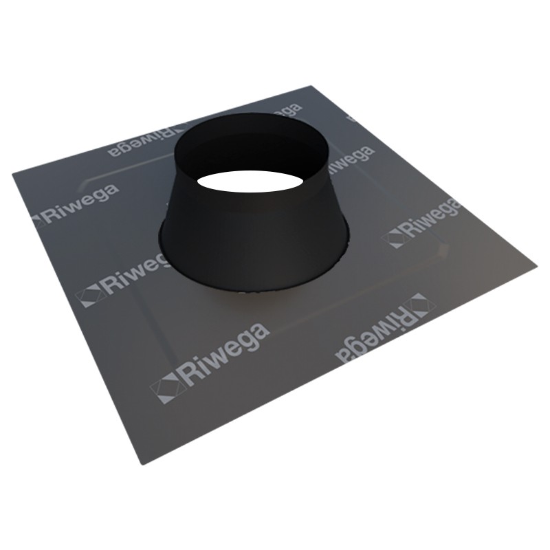 Collarini di tenuta Riwega AIR Stop EPDM RGD100 320x320mm per tubi di sfiato per bagni, cappa e gas 100-110mm(2pz) Riwega - 1 Collarini di tenuta Riwega AIR Stop EPDM RGD100 320x320mm per tubi di sfiato per bagni, cappa e gas 100-110mm(2pz) Riwega - 1