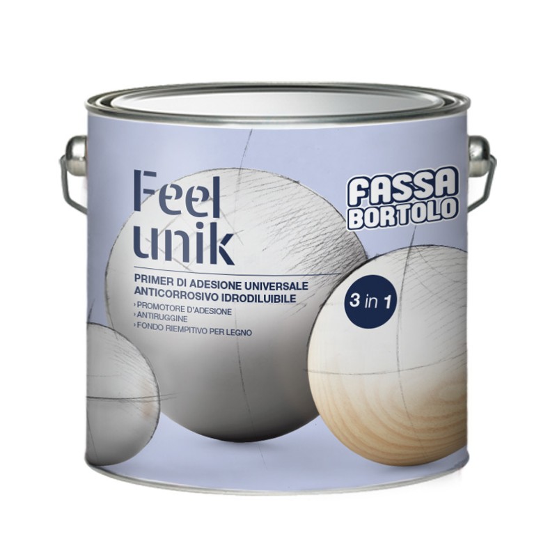 Primer Fassa Feel Unik (Confezione da 0,75 Lt o da 2,5 Lt) Fassa Bortolo - 1 Primer Fassa Feel Unik (Confezione da 0,75 Lt o da 2,5 Lt) Fassa Bortolo - 1