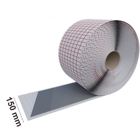 Bande adesive butiliche Air Coll Riwega forte adesione intonacabile (rotolo 75mm x 25m) (4pz) Riwega - 1