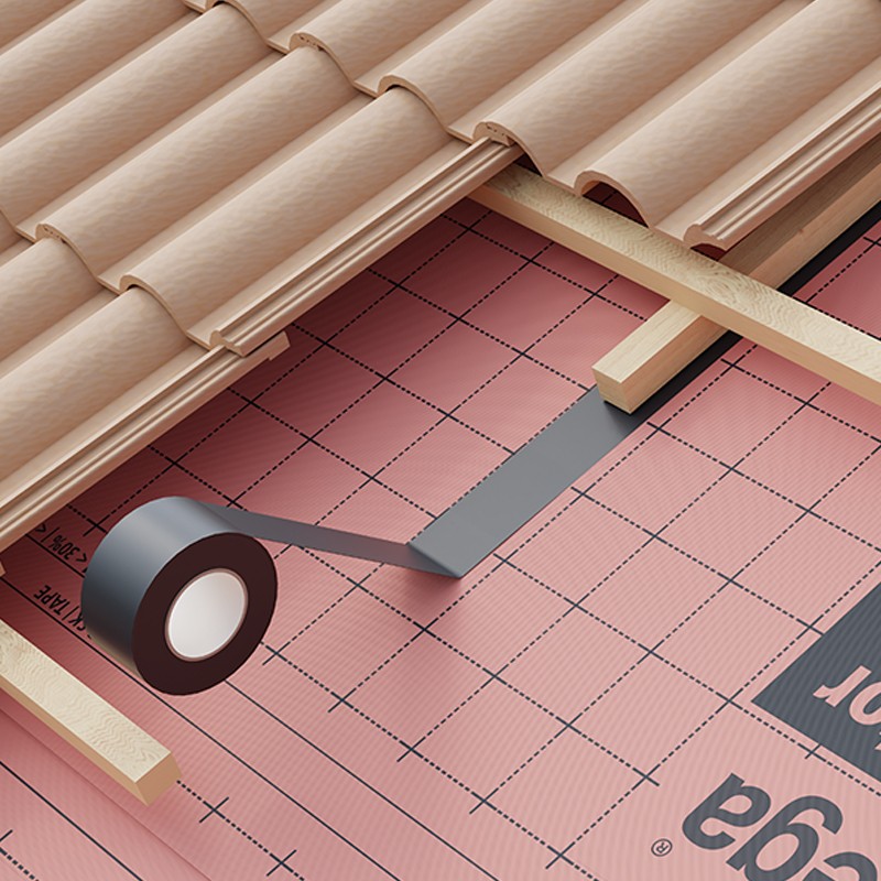 Guarnizioni punti chiodo Riwega Tip KONT Bitum 80 bituminoso impermeabilizzante (80mmx25m)(4pz) Riwega - 2